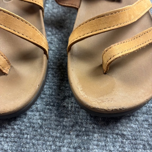 CHACO Women’s Lowdown Strappy Sandal Brown Leather size: 7 - Picture 3 of 8